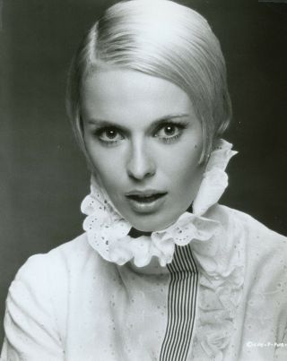 Tragic International Star Jean Seberg Mod Pixie Cut Beauty Photograph 2
