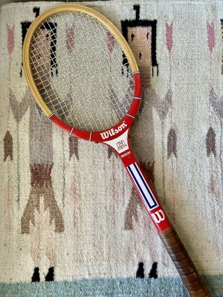Vintage Wilson Stan Smith American Tennis Racket,  Smaller Head - Size.  Raquet.