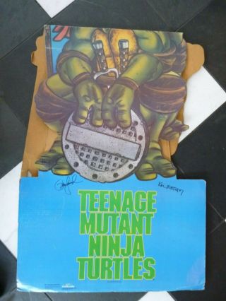 TMNT Theater Display Teenage Mutant Ninja Turtles 1990 1st Movie Standee ST - 77 3