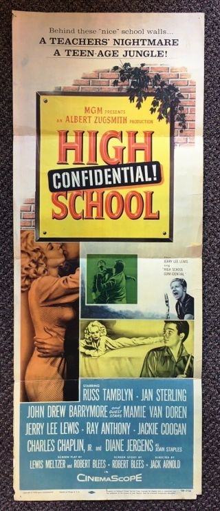 High School Confidential (1958) Russ Tamblyn & Mamie Van Doren Crime Drama