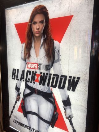 Black Widow 2021 Scarlett Johansson Bus Shelter Poster 4x6