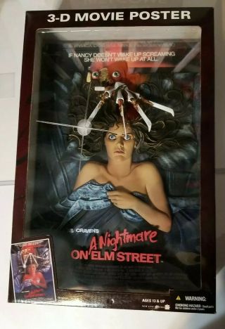 A Nightmare On Elm Street 3 - D Movie Poster,  Mcfarlane 