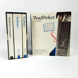 Wordperfect 5.  1 For Dos Missing Software Vintage Retro