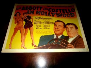 Abbott And Costello Go To Hollywood,  Title Card,  Rafferty,  1943