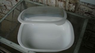Corning Ware Simply Lite 2 Piece 3 Qt.  Casserole / Storage Lid Made In Usa