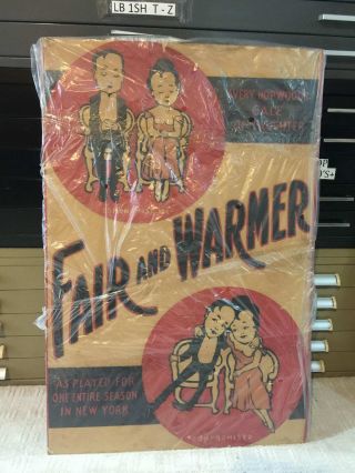 Fair And Warmer (1919) Us Lost Film - On Board