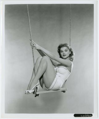 Lissome Pin - Up Bombshell Debra Paget 50s Frank Worth Glamour Photograph