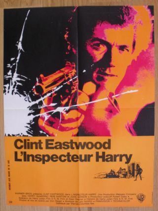 Clint Eastwood Dirty Harry French Movie Poster 