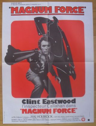 Clint Eastwood Magnum Force French Movie Poster 