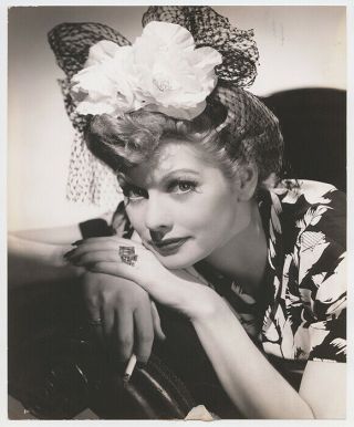 Lucille Ball 1941 Vintage Hollywood Glamour Portrait By Ernest Bachrach