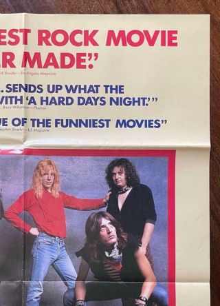 THIS IS SPINAL TAP 1984 Heavy Metal Rockumentary Comedy MOVIE POSTER 3