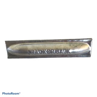 Vintage Cracker Jack Metal Whistle Premium Prize Tin Advertising