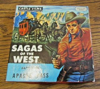 Vintage 8mm Castle Films Sagas Of The West No.  591 Battle Of Apache Pass