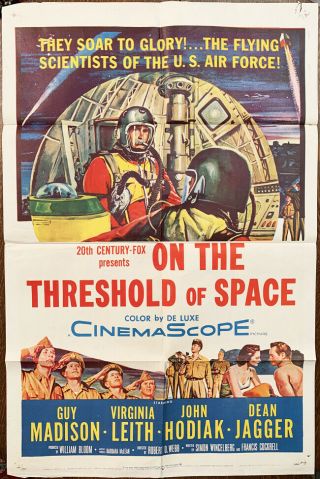 On The Threshold Of Space Us One Sheet Poster 1956
