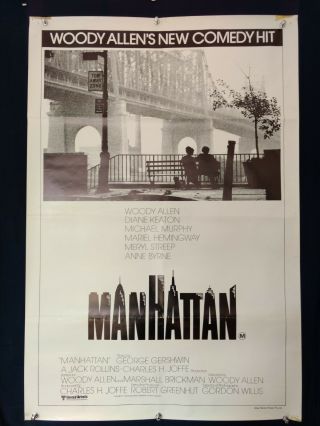 Manhattan - Woody Allen - Australian One Sheet Movie Poster
