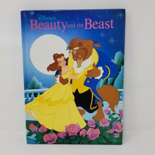 Beauty And The Beast Walt Disney Hardcover Book Vintage Classic Twin Books 1991