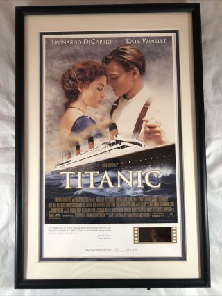 Titanic Film Framed Movie Poster Print Light Up Single Frame Cell Jack 18x12