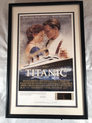 Titanic Film Framed Movie Poster Print Light Up Single Frame Cell Jack 18x12 3