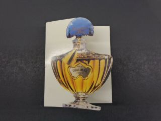 Vintage Shalimar Guerlain Paris France Parfum Perfume Sample W/original Card