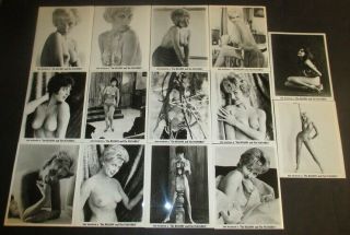 37 8x10 Photos COPPOLA ' s 1st Movie BELLBOY/PLAYGIRLS Topless JUNE WILKINSON 1962 2