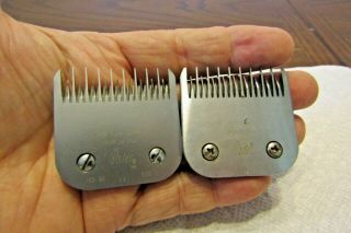 2 Vintage Oster A5 No.  80 Size 7 Clipper Blades