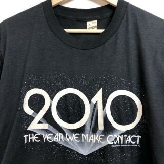 Vintage 2010 The Year We Make Contact Movie Promo 2001 A Space Odyssey T - Shirt