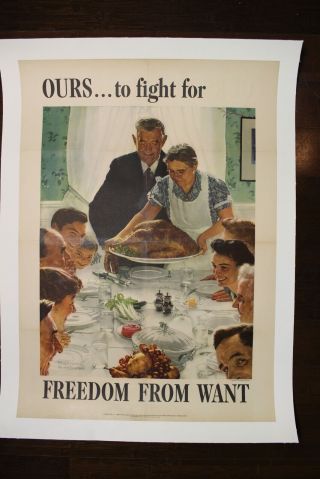 Freedom From Want - Art By Norman Rockwell (1940 