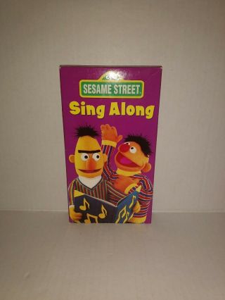Sesame Street Sing Along Vhs 1987 Vintage Rubber Duckie Old Macdonald Alphabet