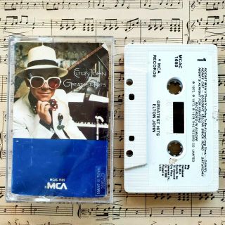 ELTON JOHN Greatest Hits Audio Cassette Tape Vintage 1974 Rocket Man Bennie Jets 3