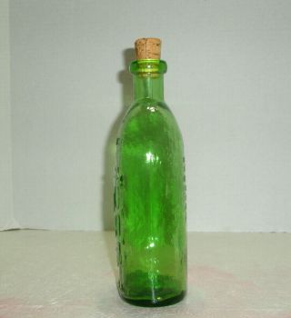 Vintage Wheaton Green Bottle Franks Safe Kidney and Liver Cure Roichester,  NY 2