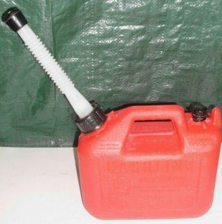 Vintage Wedco Gas Can 1.  25 Gal Gallon Pre Ban Vented Plastic
