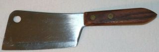Vintage Bonny Stainless Steel Mini Small Cleaver Cheese Knife 6.  5” Japan Vgc