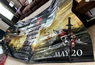 Huge Pirates Of The Caribbean Vinyl Poster