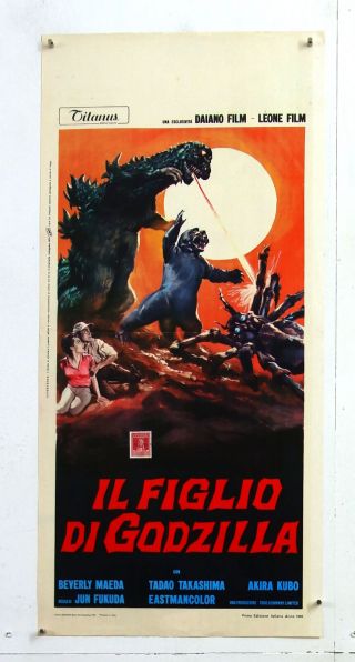 Italian Locandina - Son Of Godzilla - Maeda - Fukuda - Sci - Fi Orient - E19 - 22