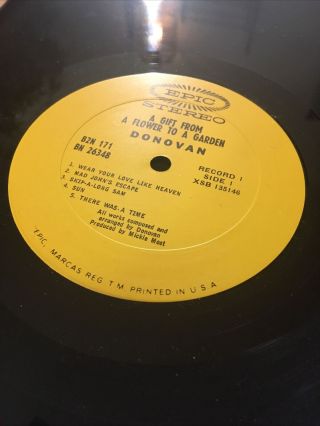Donovans Greatest Hits Vinyl Record Lp Vintage Oop Bxn 26439 2