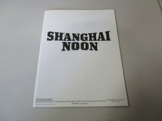 Movie Press Kit Shanghai Noon Jackie Chan 35 Mm Movie Slides,  Photo,  Info
