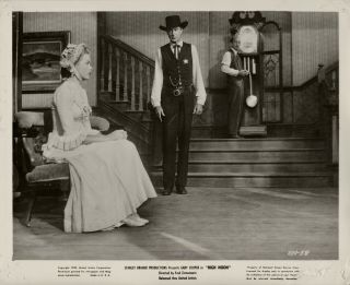 Grace Kelly,  Gary Cooper 1952 Scene Still High Noon