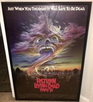 Return Of The Living Dead 2 (1988) Framed Horror Movie Poster (27x40)