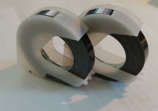 DYMO embossing Tape rolls 5206 - 09 Glossy Black 1/4 