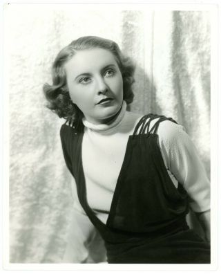 Vintage 30s Barbara Stanwyck Relaxed Glamour Photograph Bert Longworth