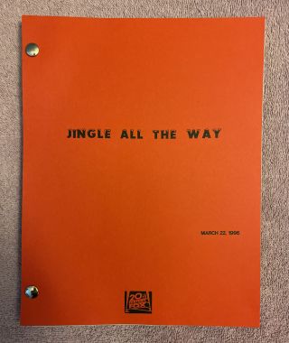Movie Script - Jingle All The Way - Shooting Draft (1996) - Academy Award Issue