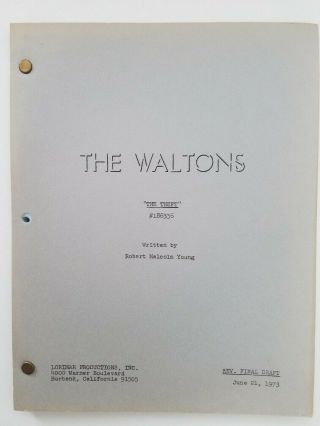 The Waltons / 1973 - The Theft - Revised Final Draft