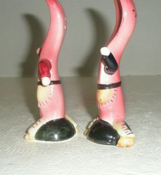 Vintage Anthropomorphic Salt and Pepper Shakers Fork Spoon Cork Stoppers 2