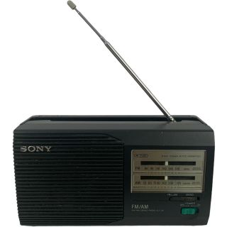 Vintage Sony Icf - 24 Fm/am Radio Small Ac Or Battery