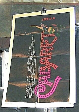 One Sheet Poster Cabaret (1972) Liza Minnelli,  Joel Grey,  Bob Fosse