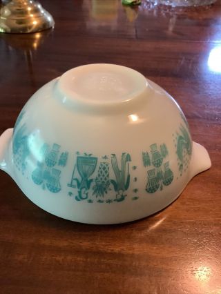 Vintage Pyrex 443 2 1/2 Quart Amish Butterprint Cinderella Nesting Mixing Bowl