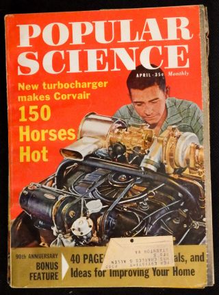 Popular Science April 1962 Cars Space Boats 60 
