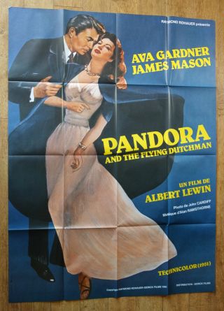 Pandora Ava Gardner James Mason Large French Movie Poster R