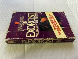 William Peter Blatty The Exorcist Vintage Horror Movie Tie In Paperback