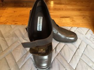 Vintage Etienne Aigner Dorian Brown Soft Leather Ankle Boots Women Size 8m